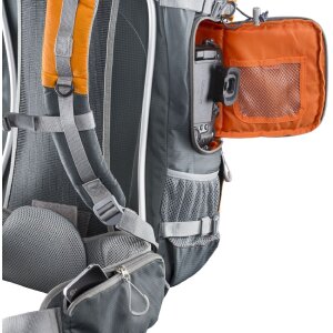 Sac à dos pour appareil photo Mantona elementsPro 40 Orange pour DSLR et 4 objectifs Outdoor