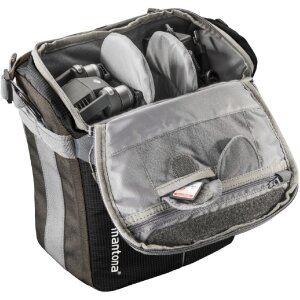 Mantona Elements Outdoor Sac à dos Noir 2en1 Sac pour appareil photo accès latéral
