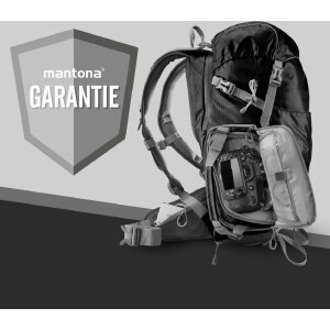 Mantona Elements Outdoor Sac à dos Noir 2en1 Sac pour appareil photo accès latéral