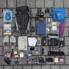 Mantona Elements Outdoor Sac à dos Noir 2en1 Sac pour appareil photo accès latéral