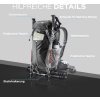 Mantona Elements Outdoor Sac à dos Noir 2en1 Sac pour appareil photo accès latéral