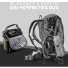 Mantona Elements Outdoor Sac à dos Noir 2en1 Sac pour appareil photo accès latéral