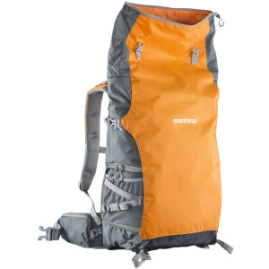 Mantona ElementsPro 50 sac à dos pour appareil photo gris orange pour la photographie en extérieur