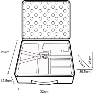 Mantona valise pour drone coque dure pour DJI Mavic Pro