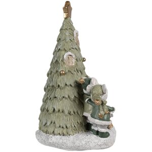 Clayre & Eef 6PR4190 Décoration Famille de souris LED 12x10x17 cm