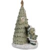 Clayre & Eef 6PR4190 Décoration Famille de souris LED 12x10x17 cm