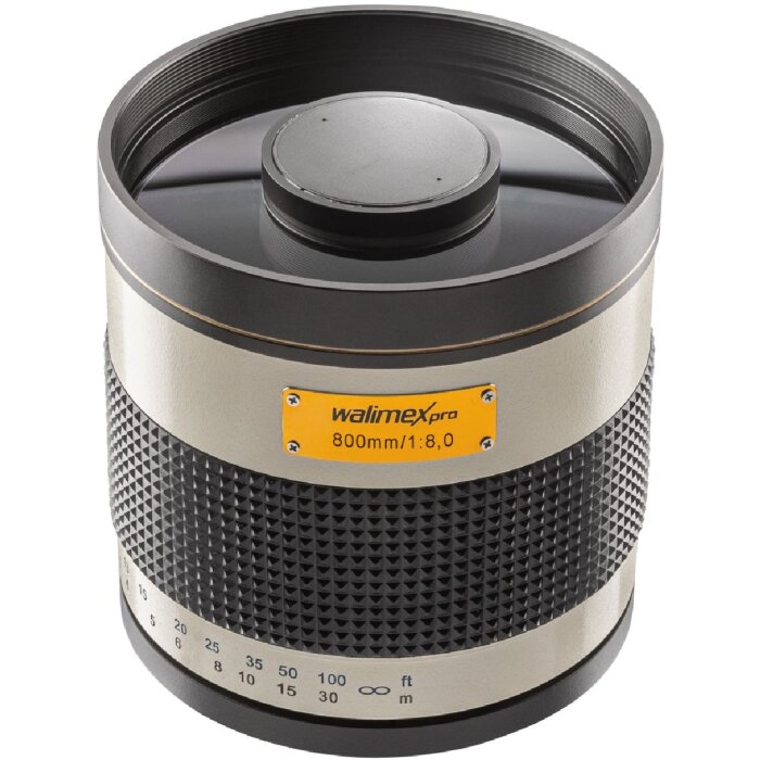 Walimex pro 800/8,0 DSLR Téléobjectif miroir Canon R 800 mm monture T2