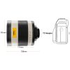 Walimex pro 800/8,0 DSLR Téléobjectif miroir Canon R 800 mm monture T2