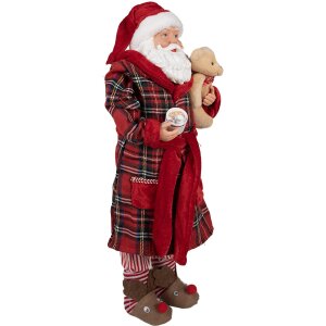 Clayre & Eef 65627 Décoration Père Noël 27x13x50 cm