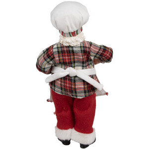Clayre & Eef 65629 Décoration Père Noël 16x9x28 cm