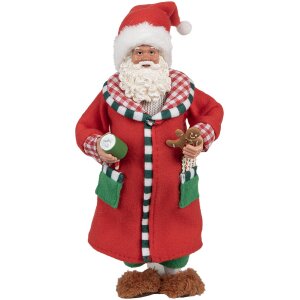 Clayre & Eef 65630 Décoration Père Noël 15x9x28 cm