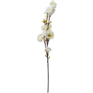 Clayre & Eef 5PL0093 Branche décorative avec fleurs blanc 10x8x92 cm plastique