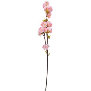 Clayre & Eef 5PL0094 Branche décorative avec fleurs roses 10x8x92 cm plastique