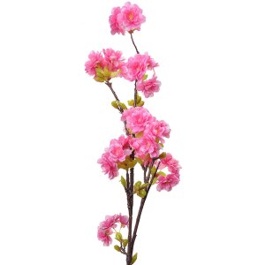 Clayre & Eef 5PL0095 Déco Branche avec fleurs rose 10x8x92 cm