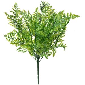 Clayre & Eef 6PL0298 Branche décorative Fougère persane Vert 14x6x56 cm