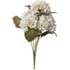 Clayre & Eef 6PL0303 Fleur artificielle hortensia blanc vert 44 cm