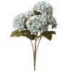 Clayre & Eef 6PL0306 Fleur artificielle hortensia bleu vert 42 cm