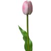 Clayre & Eef 6PL0311 Tulipe artificielle rose 4x4x32 cm Fleur en plastique
