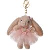 Clayre & Eef TW0614 Porte-clés Lapin 10x5x15 cm Beige