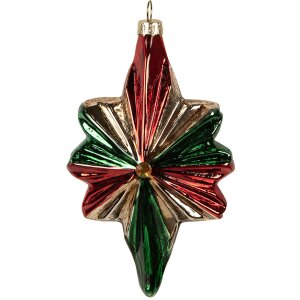 Clayre & Eef 6GL4609 Boule de Noël 9x4x14 cm