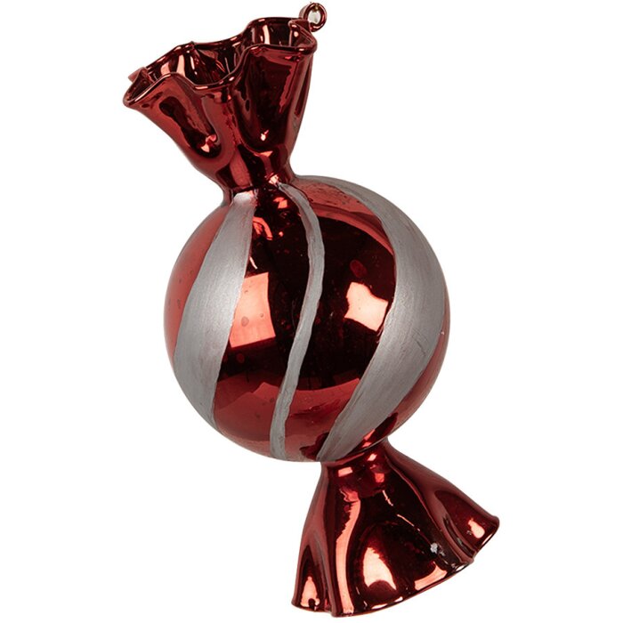 Clayre & Eef 6GL4611 Boule de Noël Ø 7x13 cm