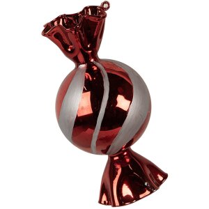 Clayre & Eef 6GL4611 Boule de Noël Ø 7x13 cm