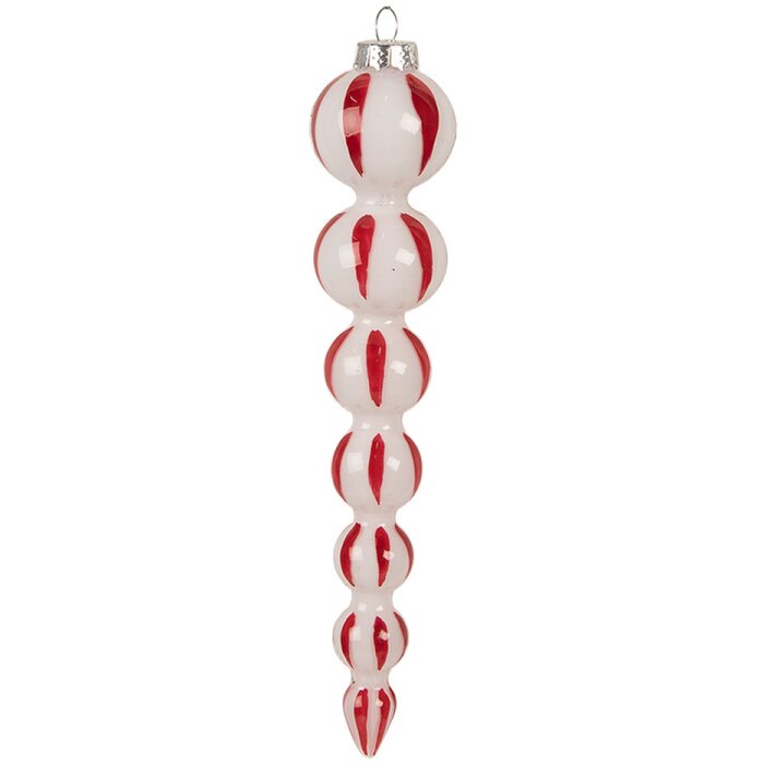 Clayre & Eef 6GL4614 Boule de Noël Ø 3x18 cm
