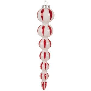 Clayre & Eef 6GL4614 Boule de Noël Ø 3x18 cm
