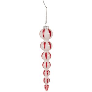 Clayre & Eef 6GL4614 Boule de Noël Ø 3x18 cm