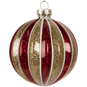 Clayre & Eef 6GL4627 Boule de Noël Ø...