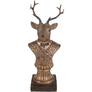 Clayre & Eef 6PR4281 Décoration Cerf 10x8x25 cm