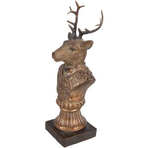 Clayre & Eef 6PR4281 Décoration Cerf 10x8x25 cm