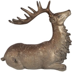 Clayre & Eef 6PR4293 Décoration Cerf 29x15x27 cm