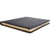 Exacompta 4711E Livre dor Alpillez noir 70 feuilles 26x22 cm portrait cuir