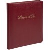 Exacompta Livre dor Alpillez 4715E 26x22 cm Portrait Rouge Cuir véritable Dorure