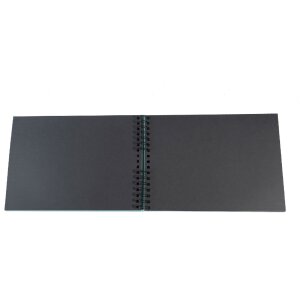 Exacompta Album photo à spirales MILANO Vert 32x22 cm 50 pages noires 250g/m