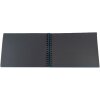 Exacompta Album photo à spirales MILANO bleu 32x22 cm 50 pages noires 250g/m
