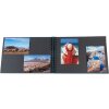 Exacompta Album photo à spirales MILANO bleu 32x22 cm 50 pages noires 250g/m