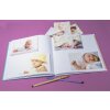Exacompta 16115E Album photo 30 pages rose/bleu Carte à jouer fantaisie