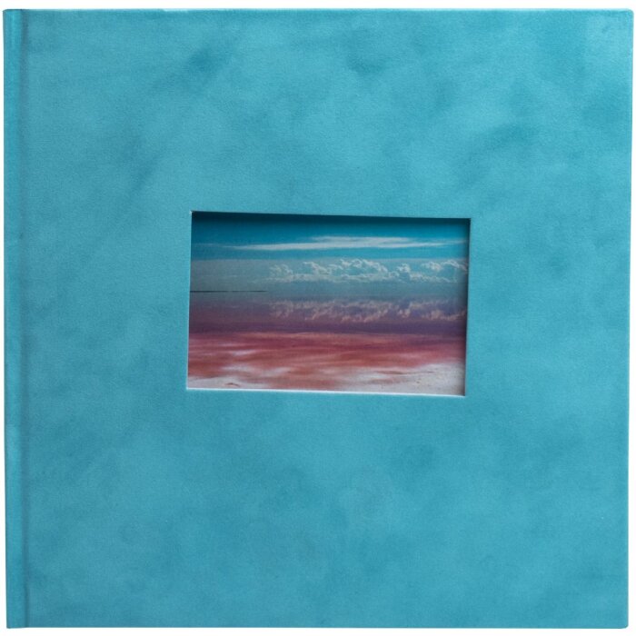 Exacompta 16358E Album photo 30 pages blanches Skandi turquoise