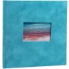 Exacompta 16358E Album photo 30 pages blanches Skandi turquoise