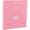 Exacompta 16566E Album photo TEDDY 29x32 cm 60 pages blanc couverture ourson rose