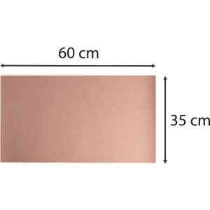 Exacompta 29123E Sous-main 35x60 cm PU bicolore Nude Gris