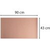 Exacompta 29163E Sous-main 43x90 cm flexible PU bicolore Nude Gris