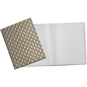 Exacompta 47985E Livre dor 100 pages dorées Néo Déco Noir