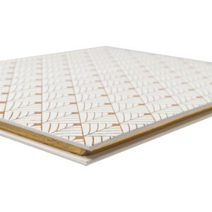 Exacompta 47987E Livre dor 100 pages dorées Néo Déco Blanc