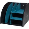 Exacompta 394505D Organiseur de bureau Neo Deco noir bleu vert