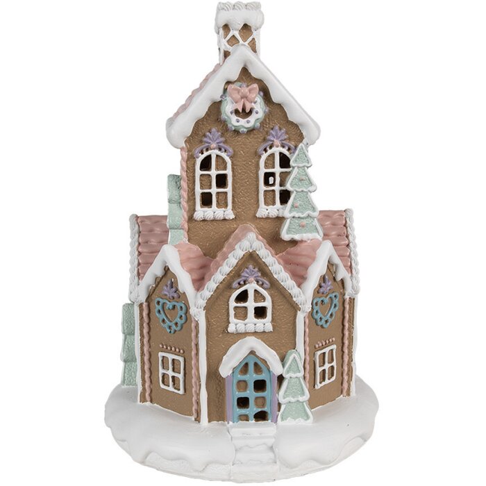Clayre & Eef 6PR4308 Décoration Maison avec LED Ø 14x22 cm / 3xAAA