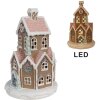 Clayre & Eef 6PR4308 Décoration Maison avec LED Ø 14x22 cm / 3xAAA