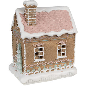Clayre & Eef 6PR4317 Décoration maison avec LED 13x10x16 cm / 3xAAA